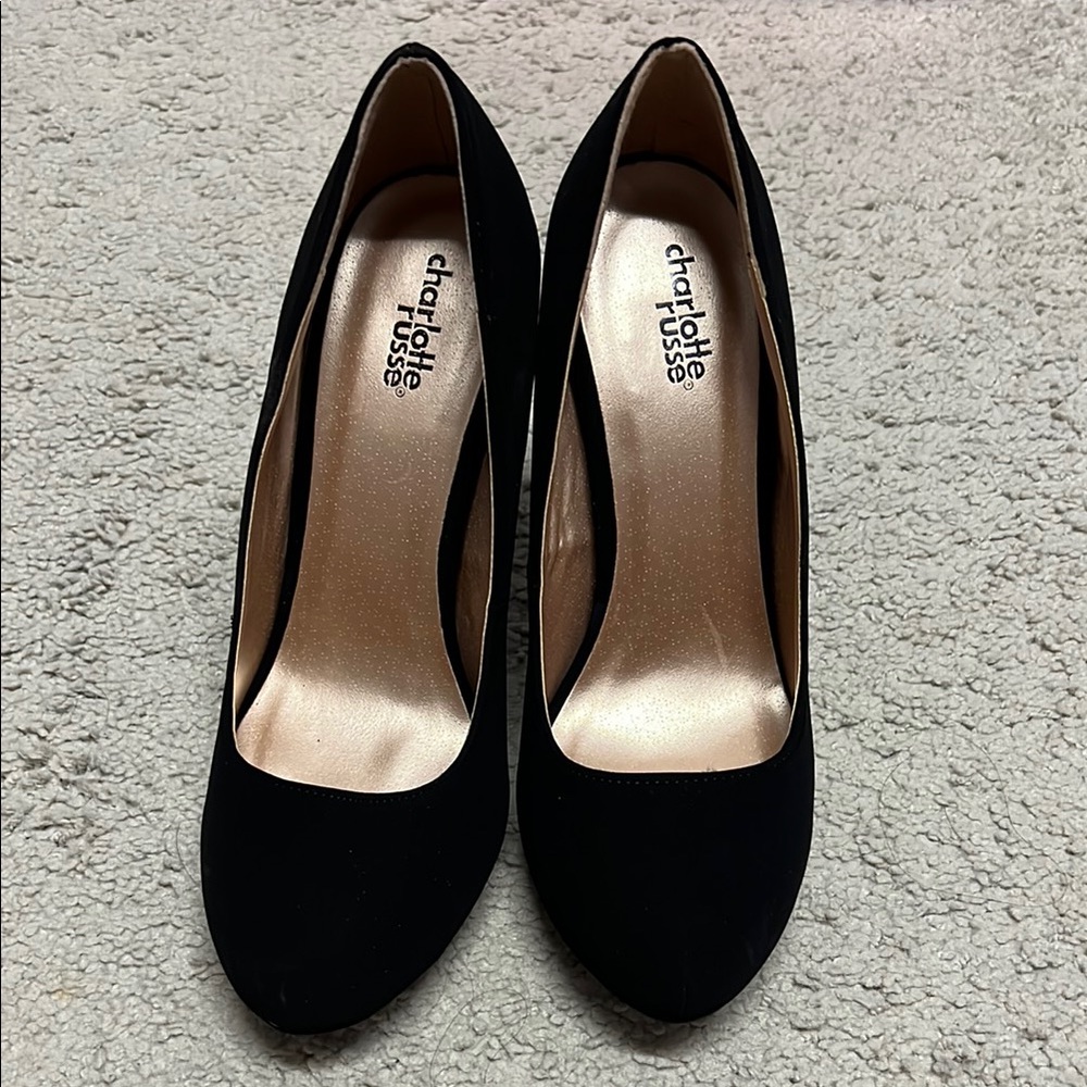 Charlotte Russe Black High Heel Pumps
